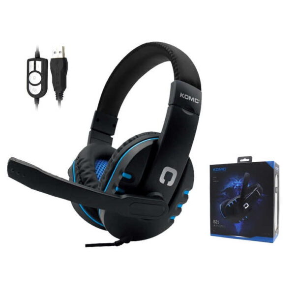 Komc B21 Casque D'ordinateur Bureau Formation Interface USB Micro Casque Filaire