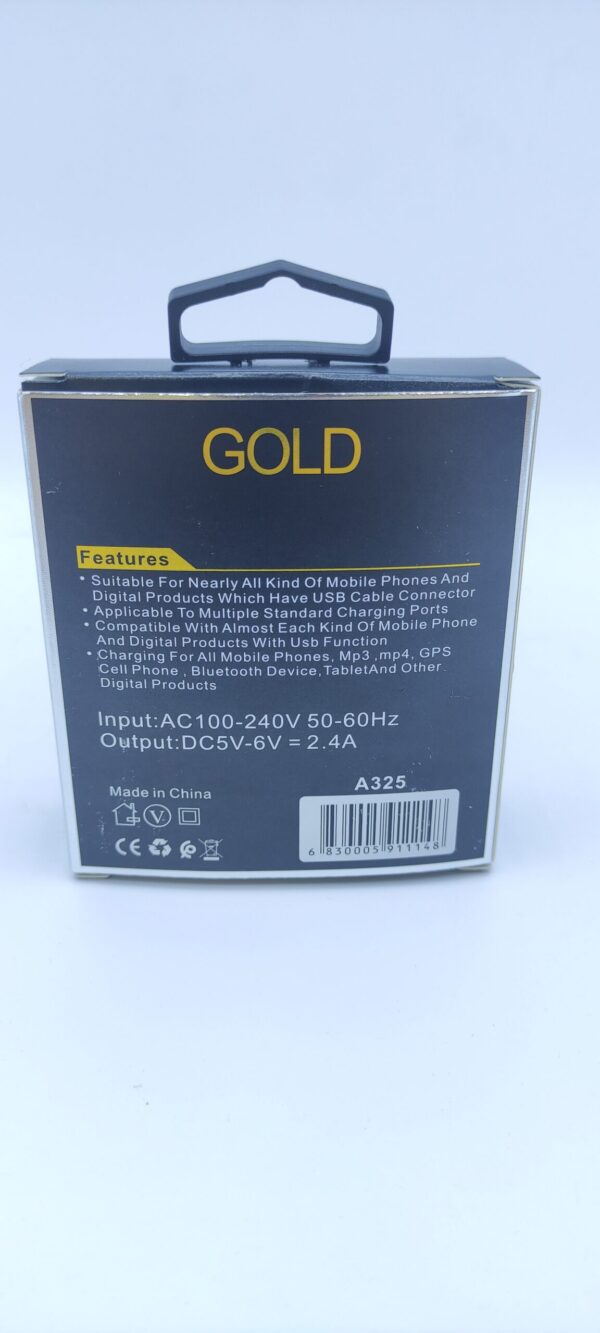 Chargeur GOLD Micro 6V/2.4A