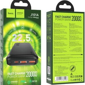 Hoco J101A Batterie Externe Charge Rapide 22.5W 20000MAH Noir