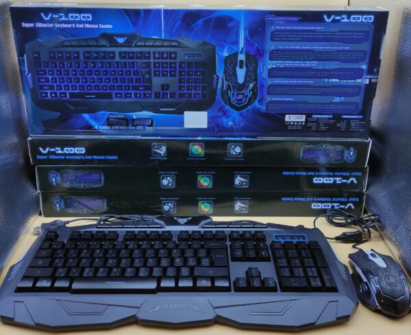 clavier et souris gaming V-100