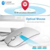 Souris sans fil rechargeable Bluetooth