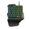 Havit Mini Clavier Keyboard Gaming KB513L filaire à une main RGB Backlit