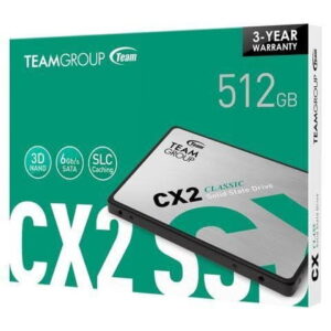TEAMGROUP SSD CX2 512GB SATA 2.5″