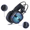 Casque Gaming filaire AUX Jack 3.5mm A2 RGB avec Microphone pour PC Smartphone