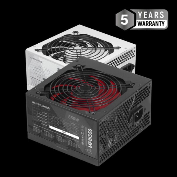 Mars Gaming MPIII550, Alimentation PC ATX 550W