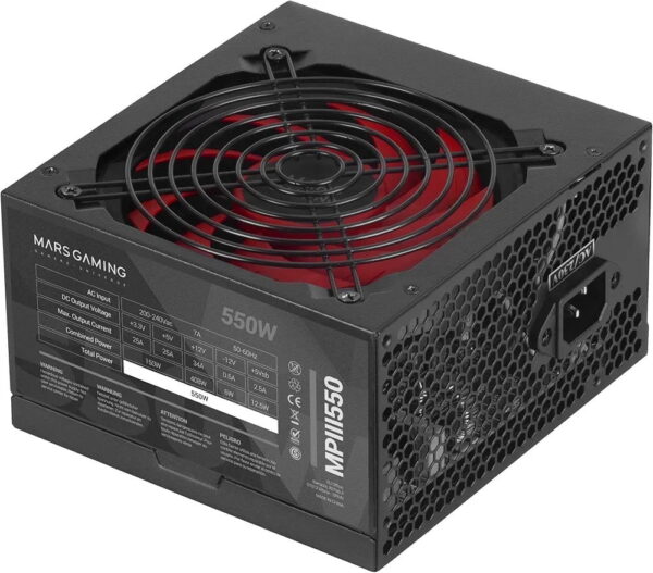 Mars Gaming MPIII550, Alimentation PC ATX 550W