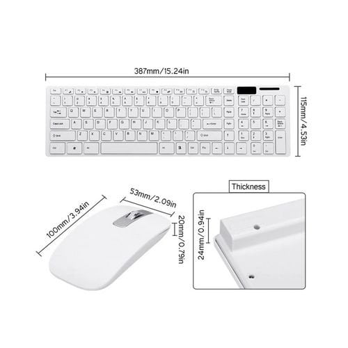 6400.jpg Enigma Clavier + Souris Wireless - Combo K-06- Sans Fil - Noir - Azerty