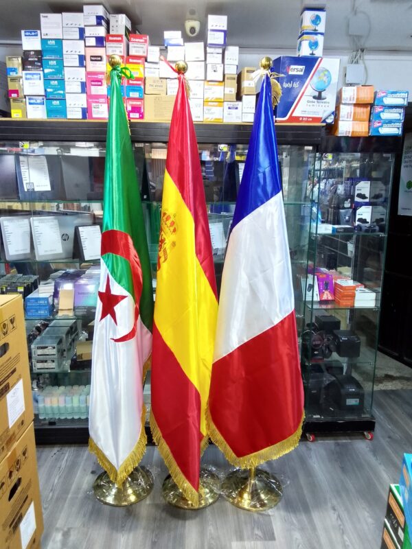 DRAPEAU GRAND MODEL 🇩🇿🇪🇸🇷🇺