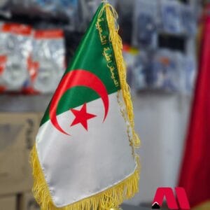 Drapeau de Bureau National 🇩🇿 + Socle