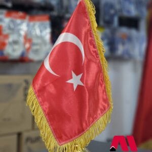 Drapeau de Bureau Turquie 🇹🇷 + Socle