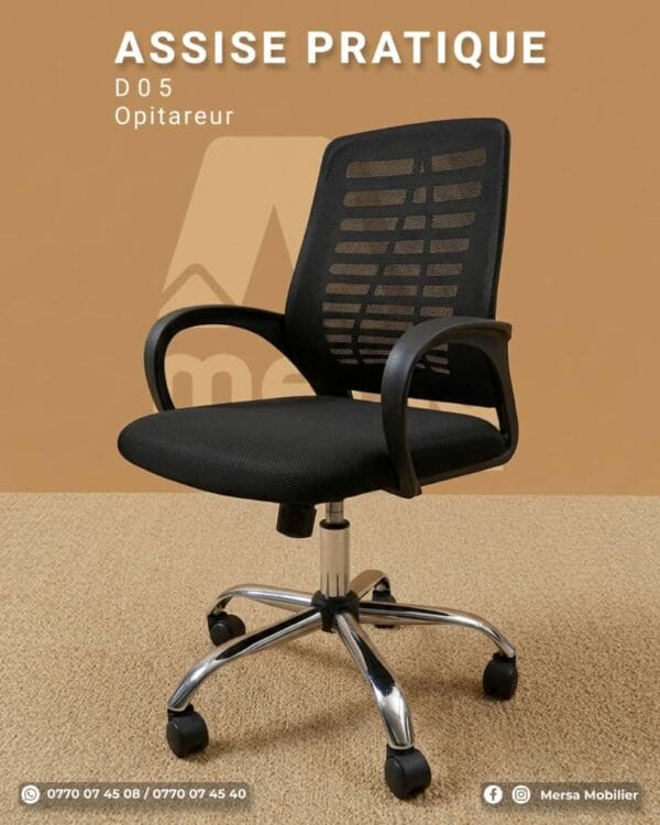 WhatsApp Image 2026-05-17 at 23.00.16 (2) Chaise Opérateur D05 – Confort Dynamique & Design Fonctionnel
