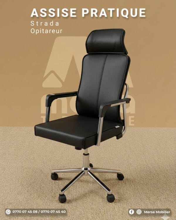Chaise Opérateur STRADA – Confort Moderne & Ergonomie Professionnelle
