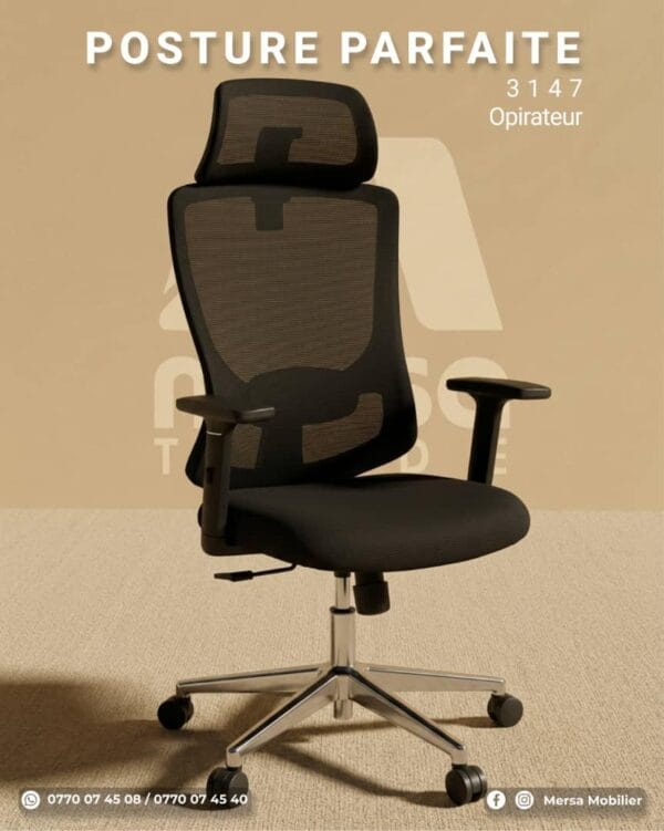 Chaise Opérateur 3147 – Confort Ergonomique & Utilisation Quotidienne