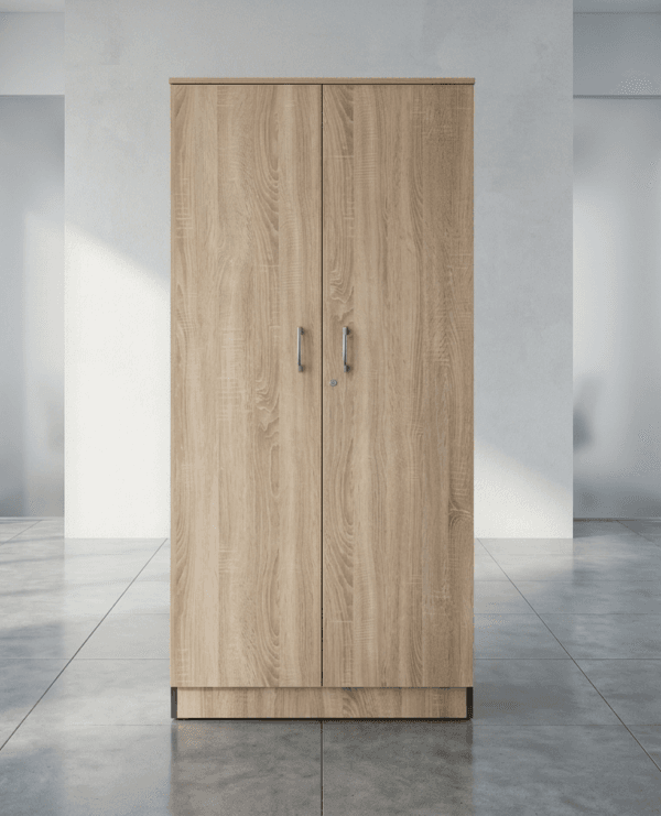 Armoire de Rangement Professionnelle 2 Portes – Organisation & Élégance