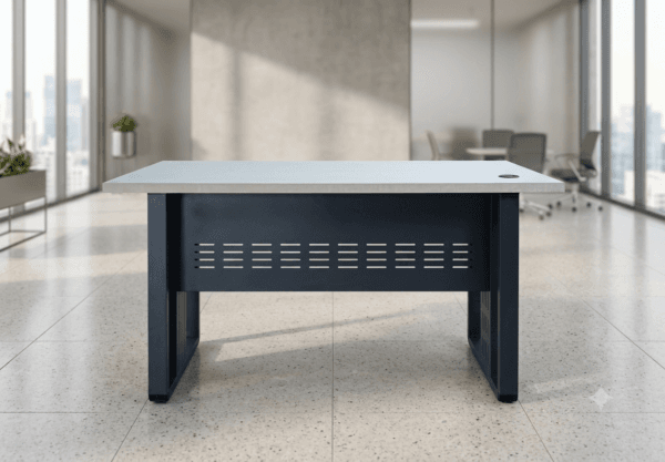 Bureau Professionnel Métal & Bois – Élégance Minimaliste & Solidité Durable