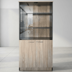 Gemini_Generated_Image_l8gy2kl8gy2kl8gy Armoire de Bureau 2 Portes – Rangement Spacieux & Design Professionnel